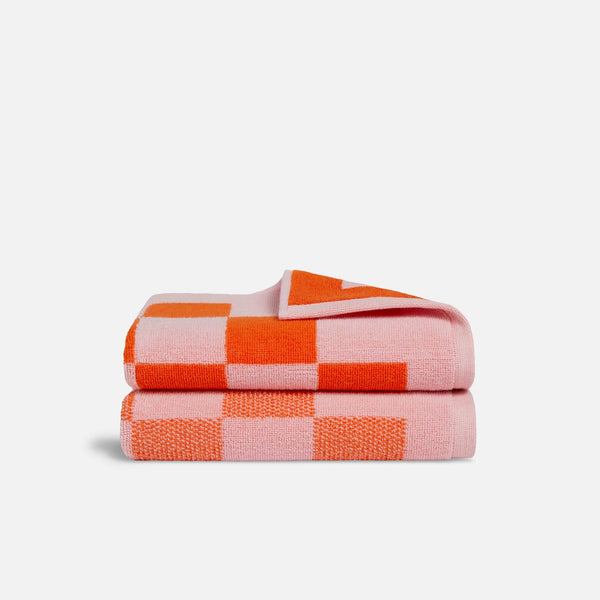 Organic Checkered Hand Towel –