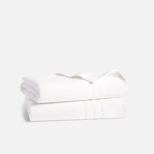 Highly Absorbent Classic Bath Sheets in White by Brooklinen