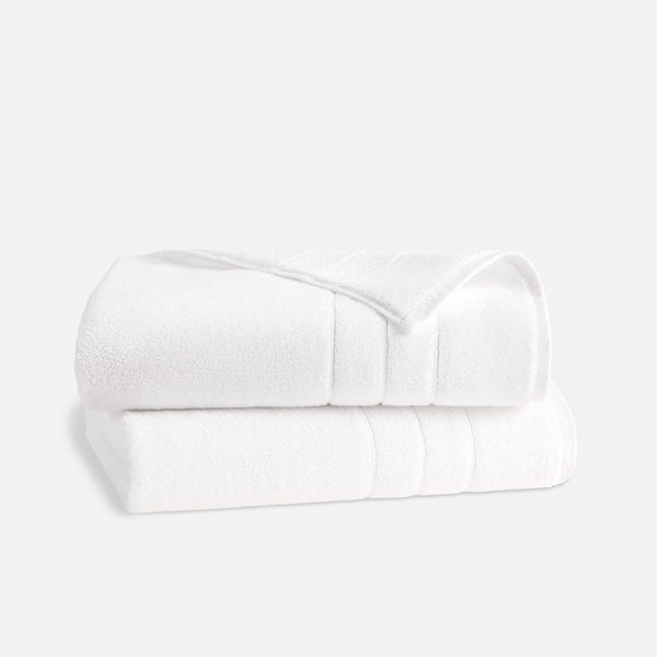 Luxury Super-Plush Spa Bath Sheets in White by Brooklinen - Holiday Gift Ideas
