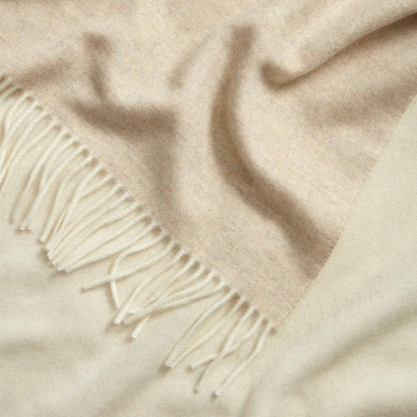 Two Tone Lambswool Throw Brooklinen