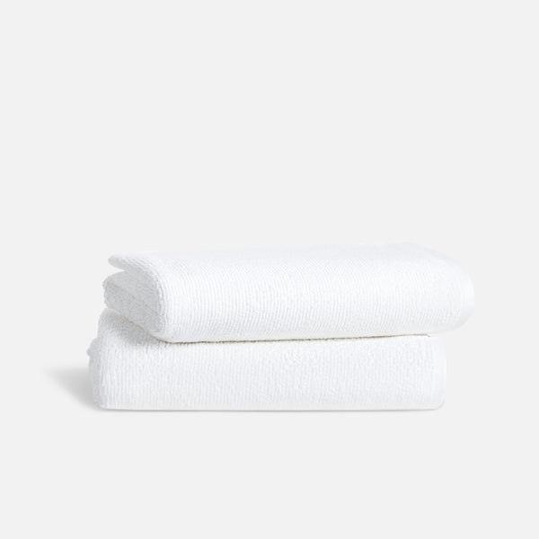 Organic Ribbed Hand Towels