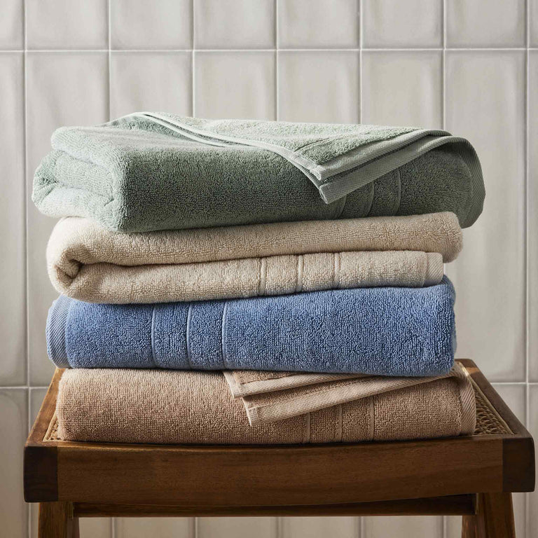 Luxury Super-Plush Spa Bath Towels in Light Grey by Brooklinen - Holiday Gift Ideas