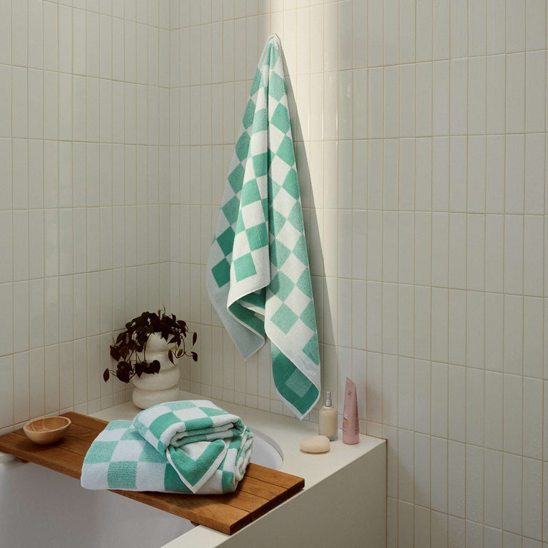 Shifting Tiles Bath Towels, Last Call