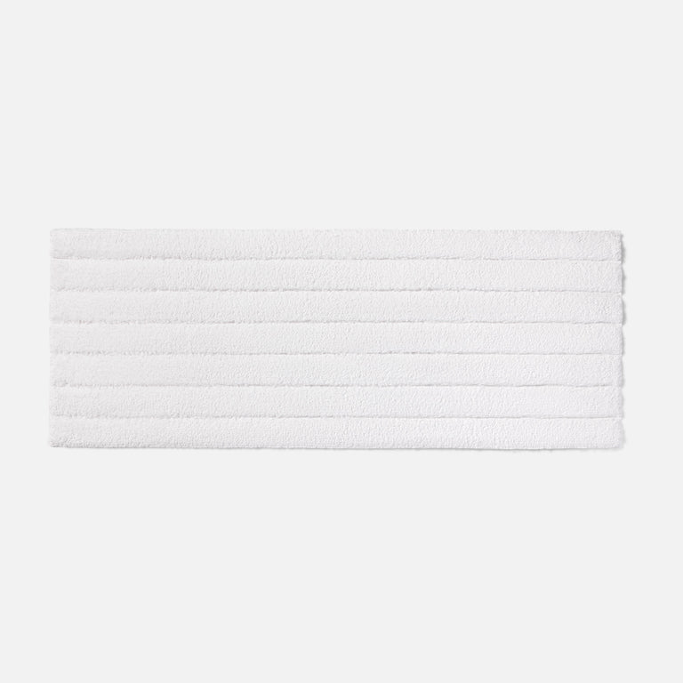 Standard Textile - Tufted Bath Mat, White, 20 inchx60 inch, Size: Bath Runner 20x60