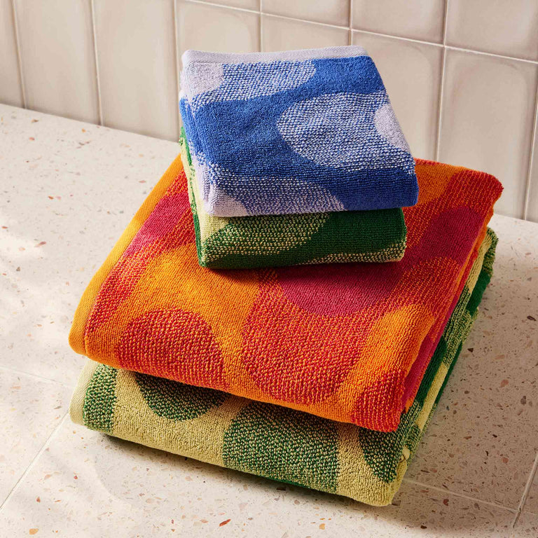 Patterned cheap bath towels