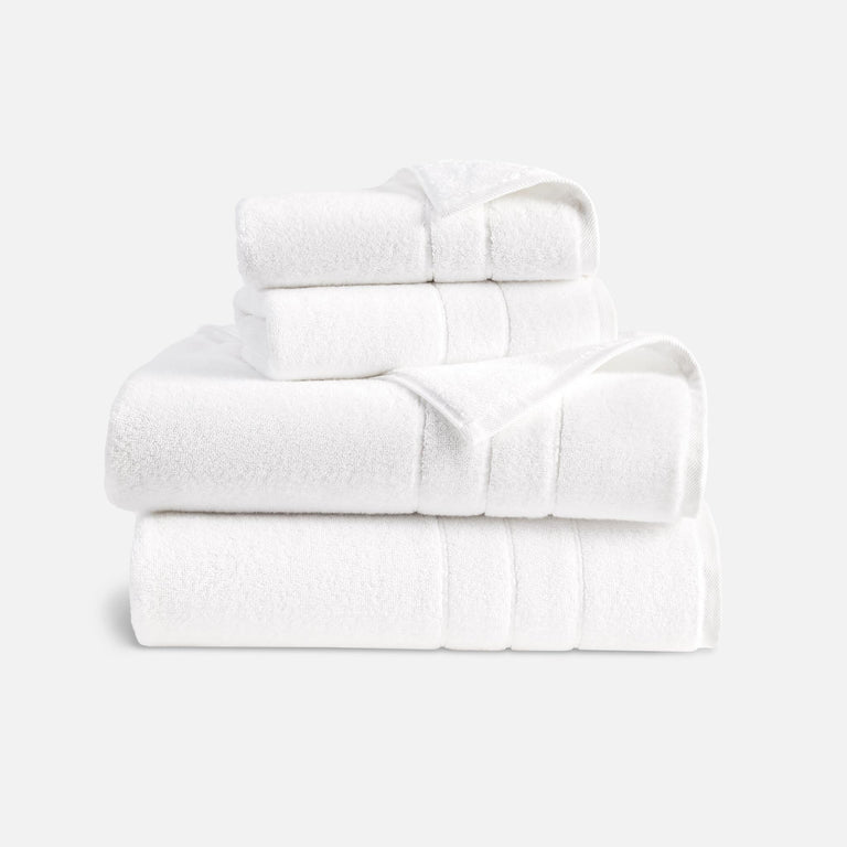  Brooklinen Super-Plush Bath Sheet - Set of 2, White, 100%  Cotton