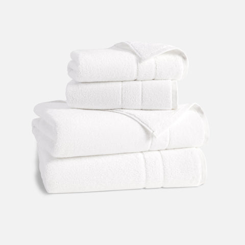 White Bath Towel: Crew Quality