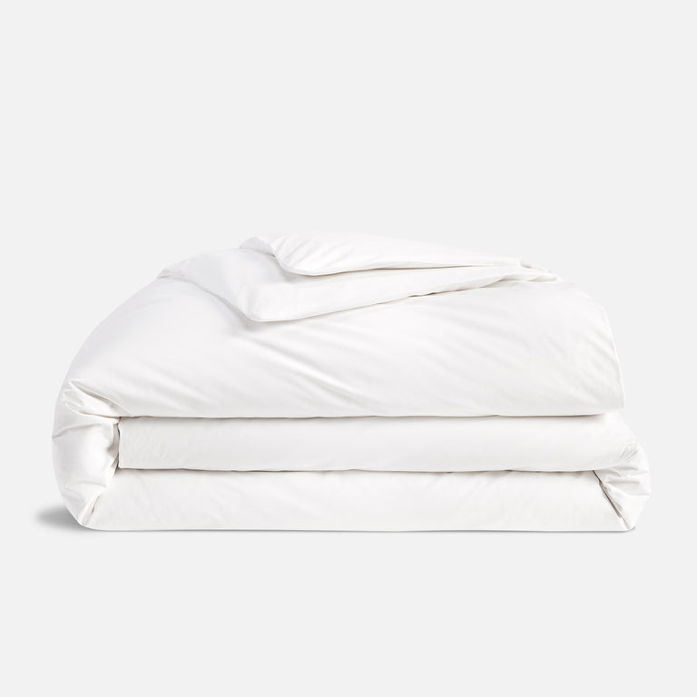 Luxe Sateen Duvet Cover (Twin, White)