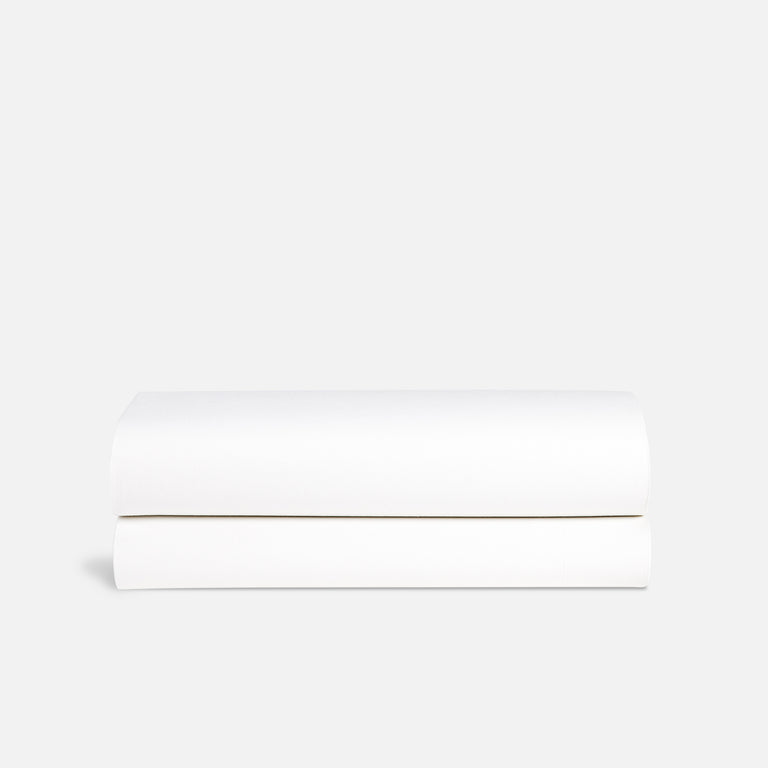 Luxe Sateen Fitted Sheet (King, White)