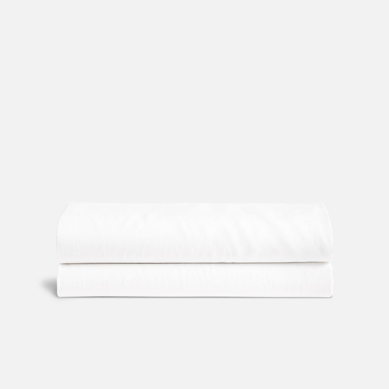 Soft & Airy Linen Fitted Sheet Size Queen in White by Brooklinen