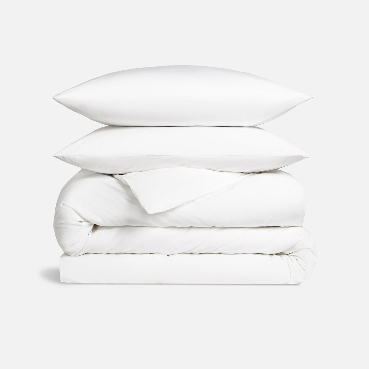 Classic Percale Duvet Set: Size: Queen, Color: Pebble