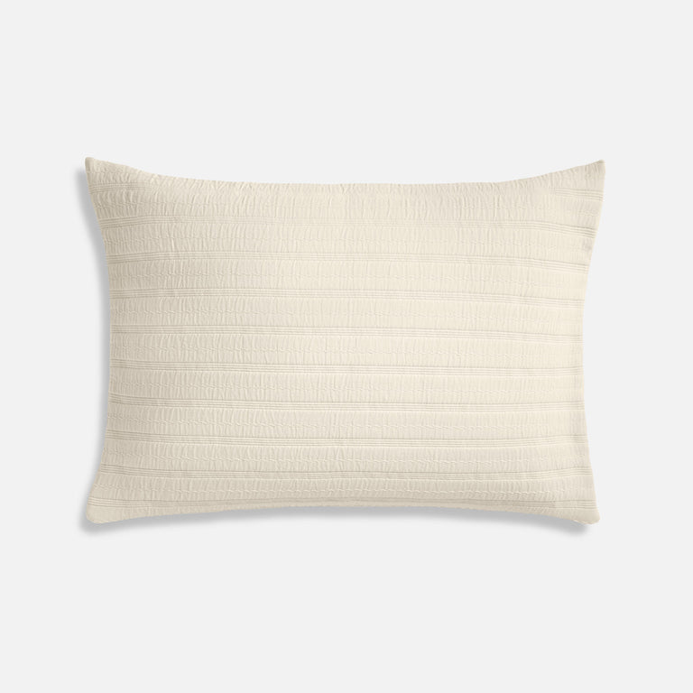 Cream - OEKO-TEX Certified Organic Cotton Throw Pillows