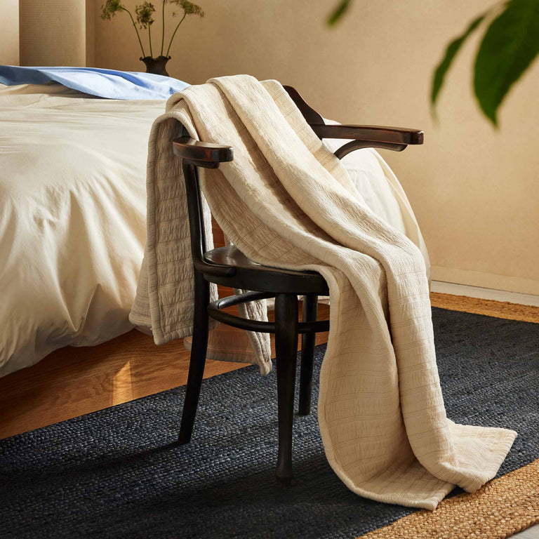 Organic Cotton Crinkle Throw Blanket 100 Organic Cotton