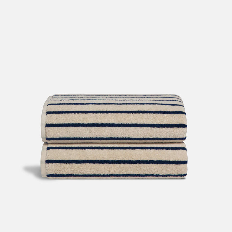 Brooklinen Super-Plush Towels - Set of 2, White, 100% Cotton|Best Luxury  Spa Towels