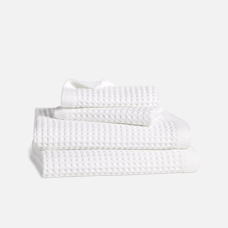 Waffle Bath Sheet Bundle Textured Waffle Towels Brooklinen