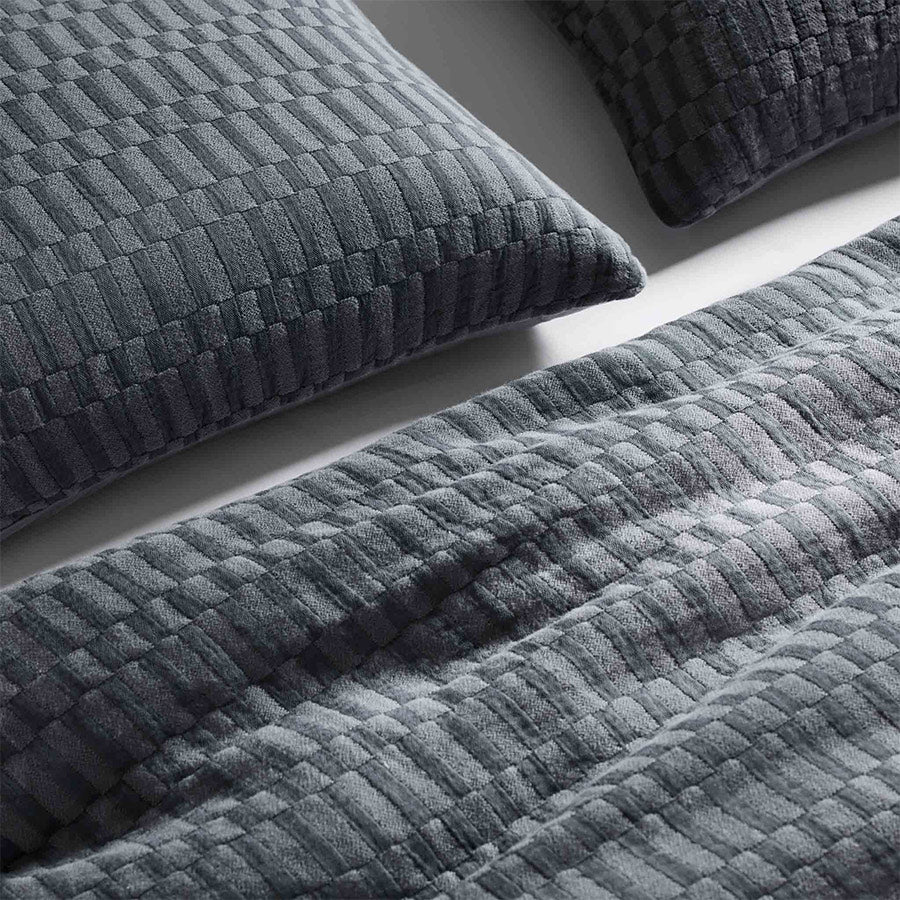 トップス duvet Woven Checkerboard Duvet Set | Brooklinen