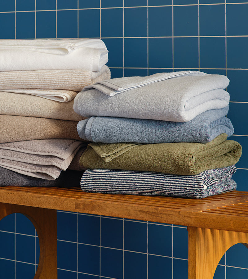 Jacquard Textured Towels | 100% Cotton Bath Towels | Brooklinen