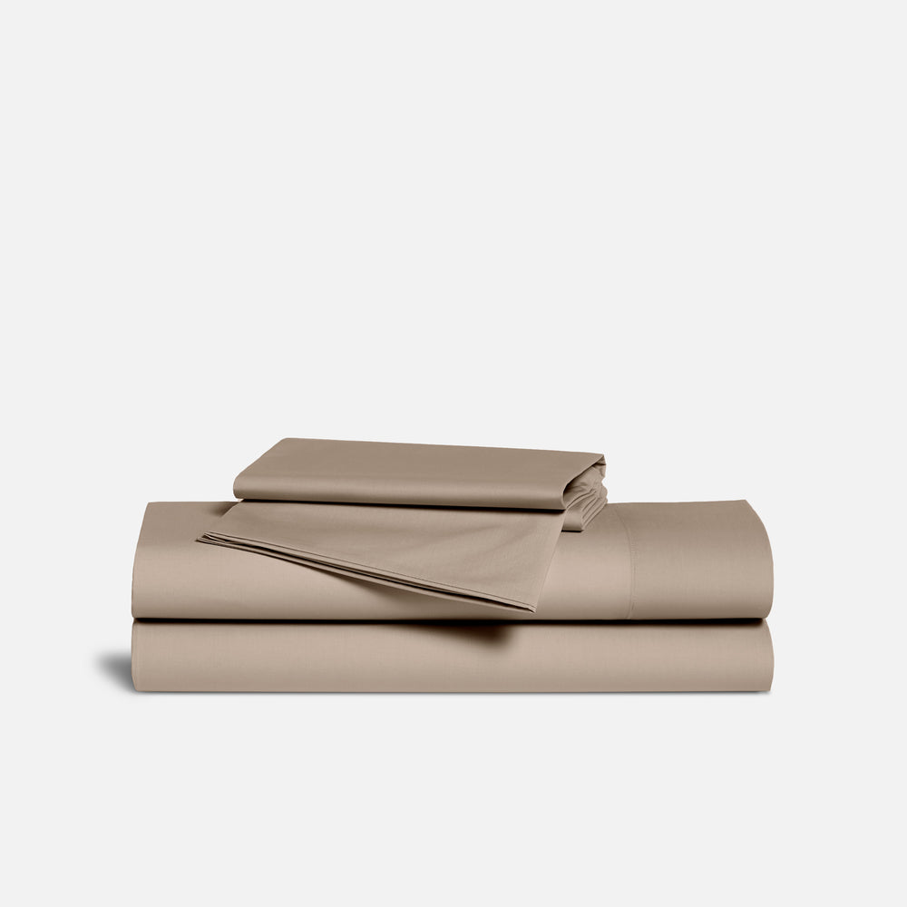 Classic Percale Core Sheet Set - Pebble