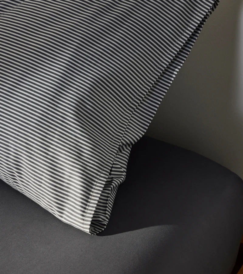 Pillowcases with envelope closures tuck your pillows securely inside. Sweet dreams.