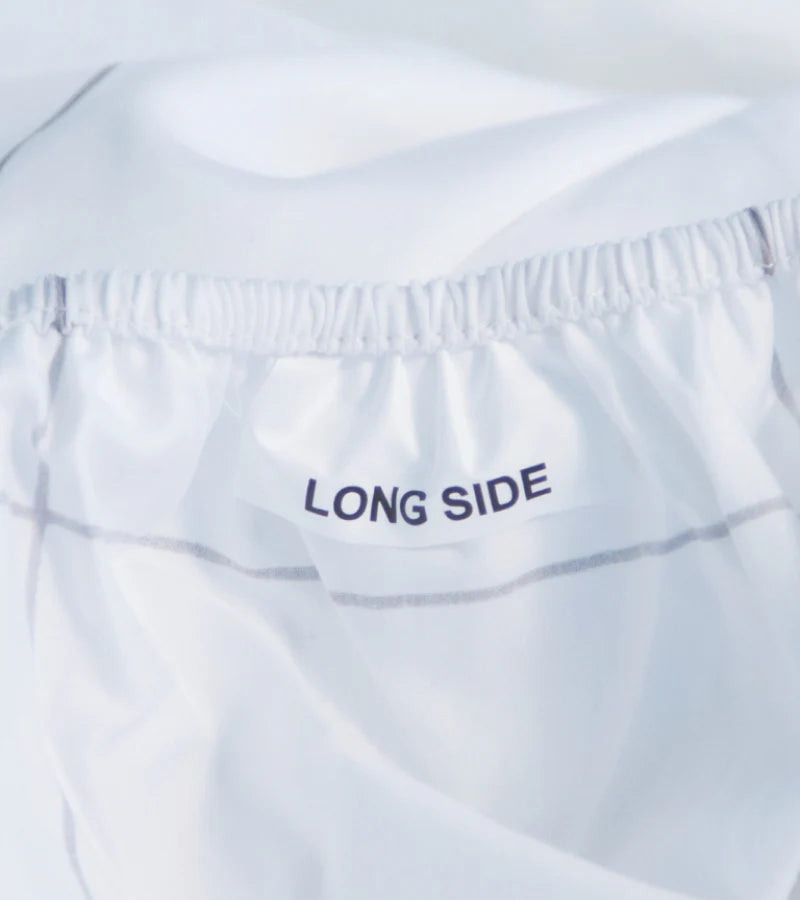 Every fitted sheet features short and long side tags, so fresh sheet day is a breeze.