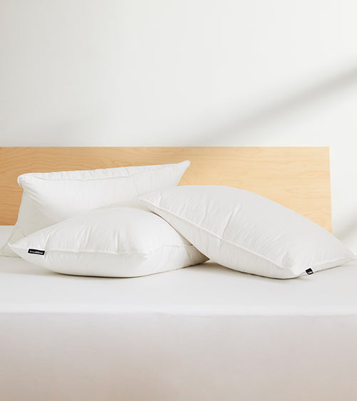 We’ve got the best non-down pillows on the market. Award-winning comfort and vegan-friendly.