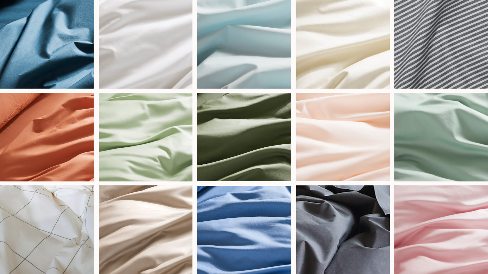 New Classic Percale & Luxe Sateen Sheets Brooklinen
