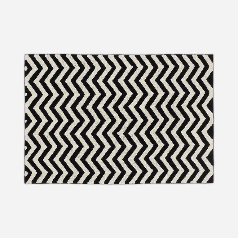 Washable Zig-Zag Rug Woolable by Lorena Canals Brooklinen