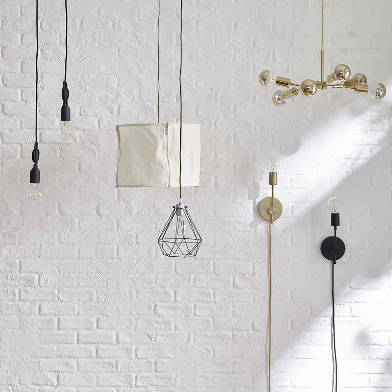 Sconce with cord deals