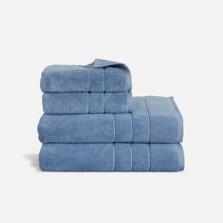 Thick and Plush Diamond Drop Bath Towel, Blue Linen - Bed Bath & Beyond -  33243659