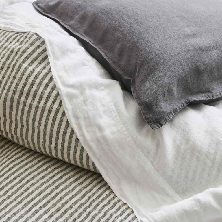 Linen Bed Sheet Set, Linen Bedding Set, 30 Colors, Natural Linen Sheets and  Pillowcases 