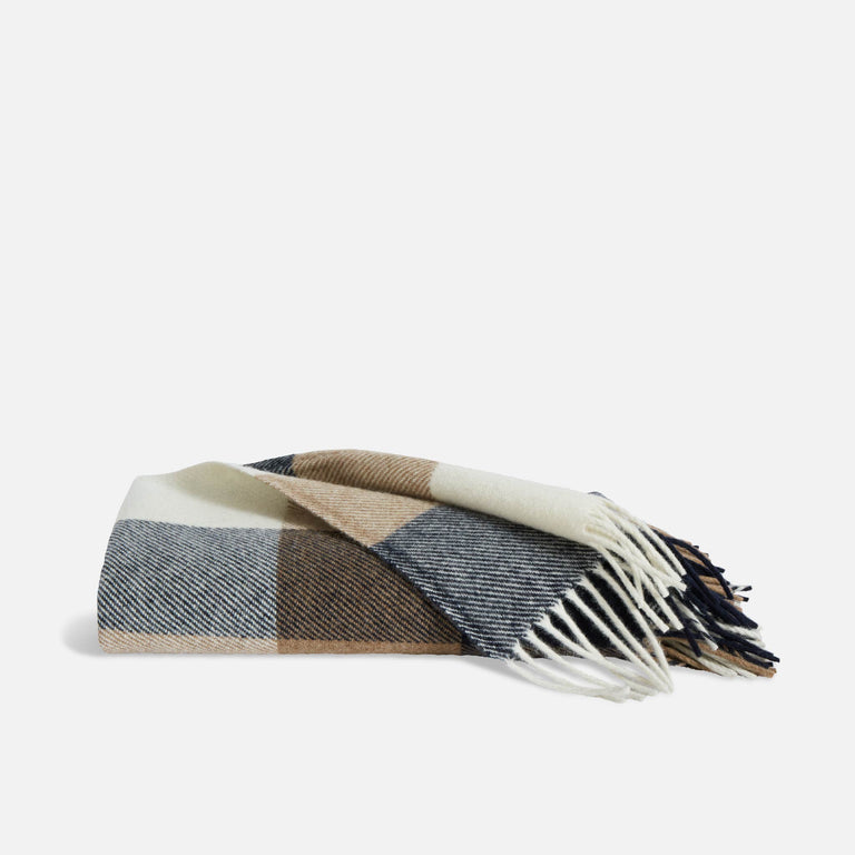 Black wool throw blanket outlet