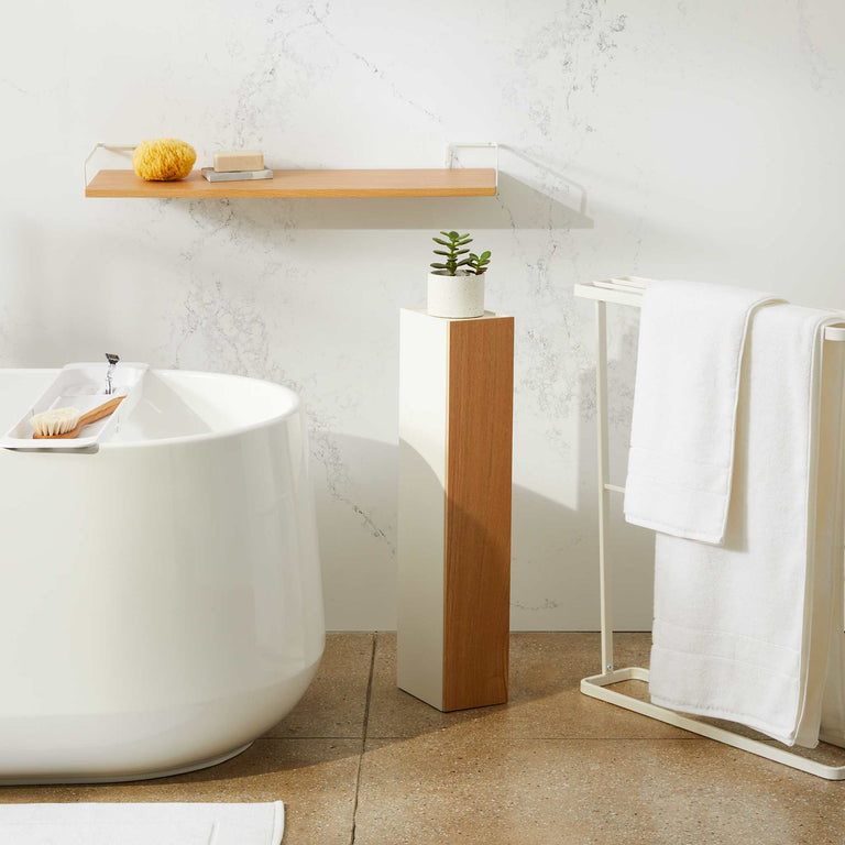Wash basin towel holder top