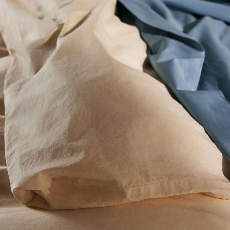 Vanilla Color King Size Organic Cotton Core Sheet Set