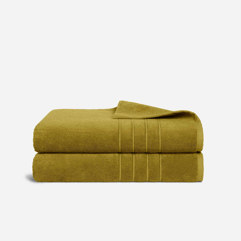 Yellow bath sheets deals