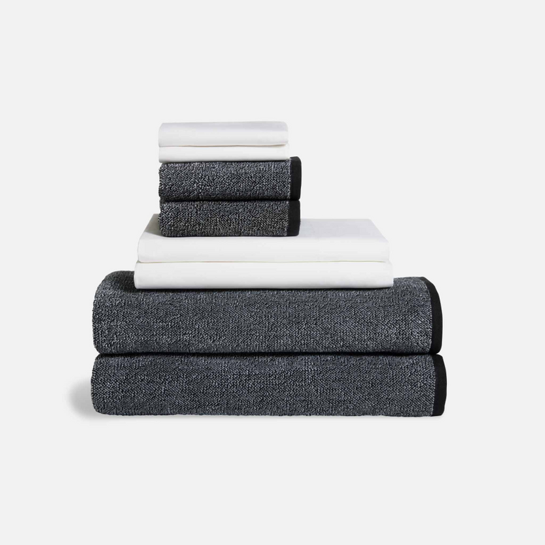 Graphite / Classic Bed and Bath Bundle