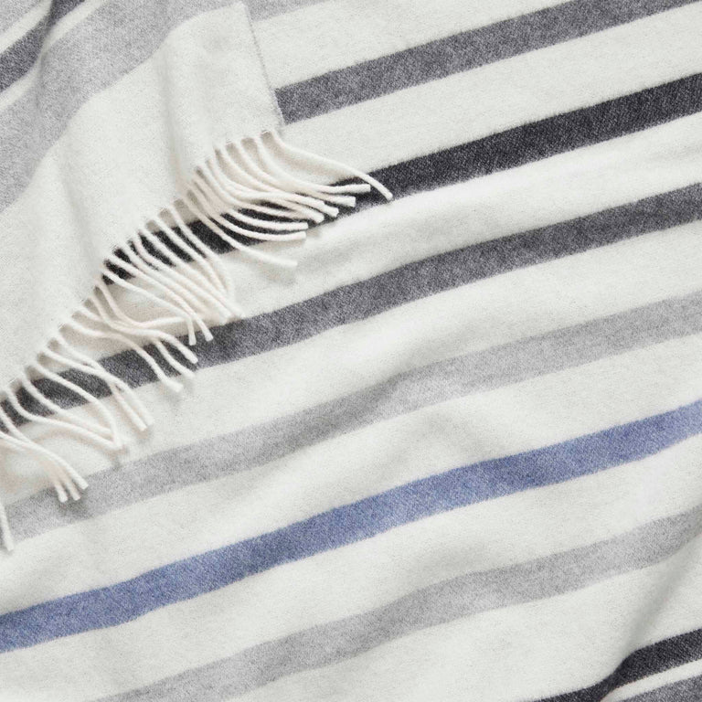Striped throw sale blanket