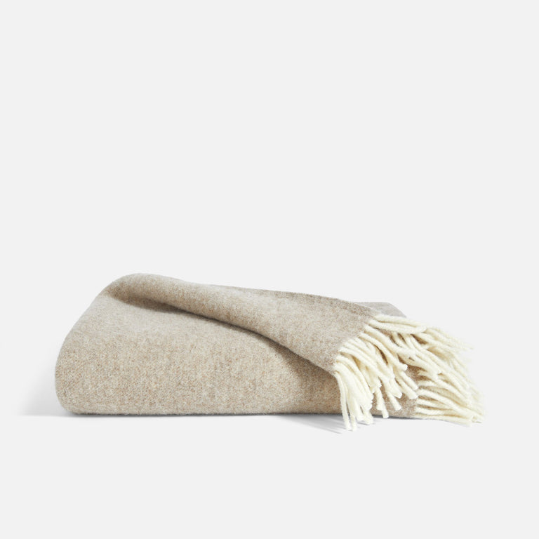 Pure Wool Throw Blanket Brooklinen