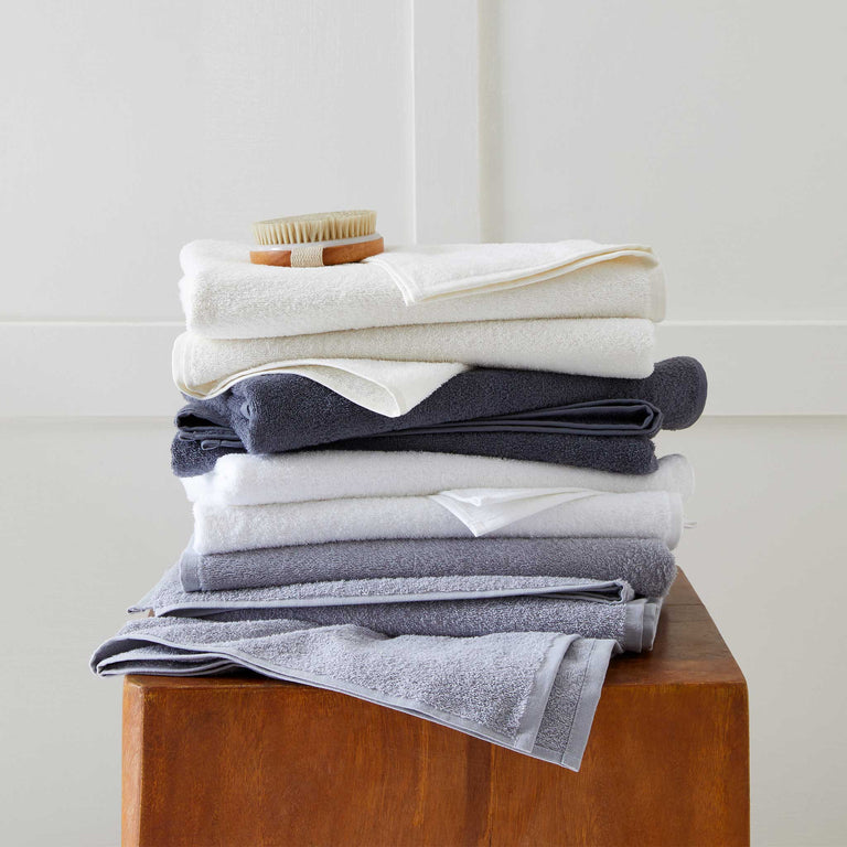 Fast-drying Ultralight Bath Towels in White by Brooklinen - Holiday Gift Ideas