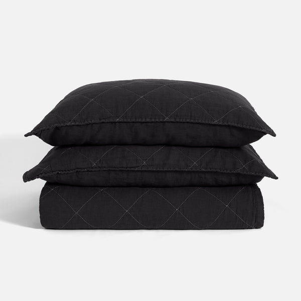 Linen Quilt and Quilted Sham Set Brooklinen