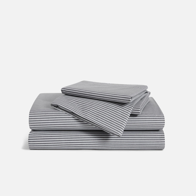 Queen / Graphite and Steel Oxford Stripe