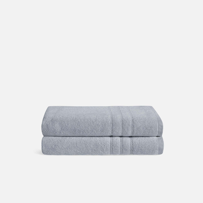 100% Organic Cotton Ribbed Bath Towels in Vanilla by Brooklinen - Holiday Gift Ideas