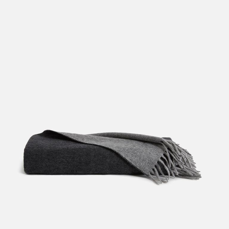 Grey white throw outlet