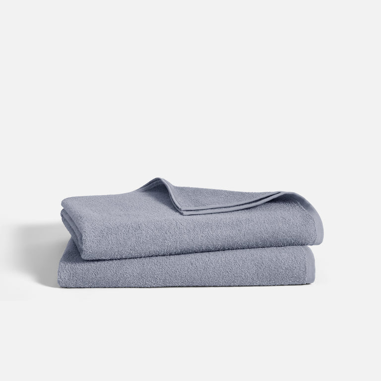 Highly Absorbent Classic Washcloths in Light Grey by Brooklinen - Holiday Gift Ideas